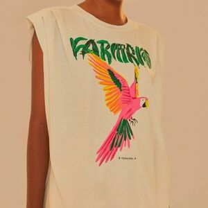 Farm Rio Pleat Organic Cotton Tshirt